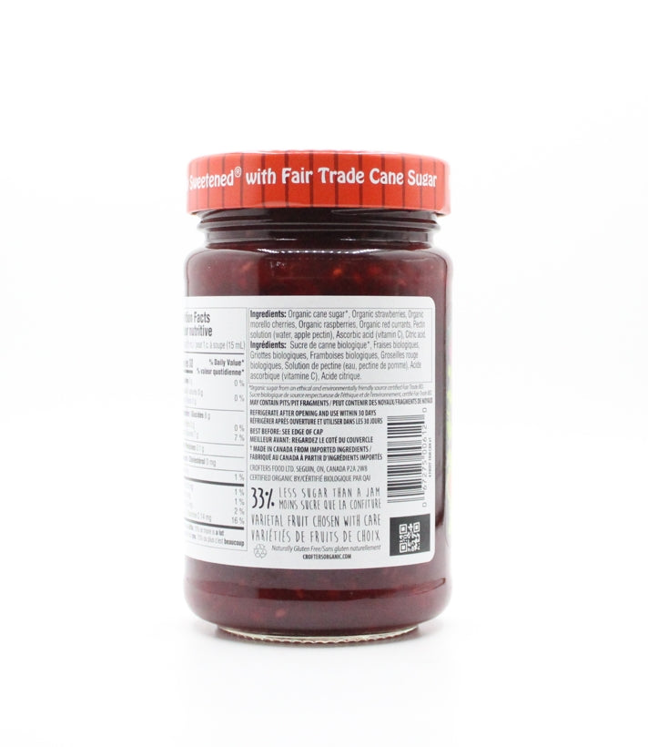 Organic Four Fruit Spread