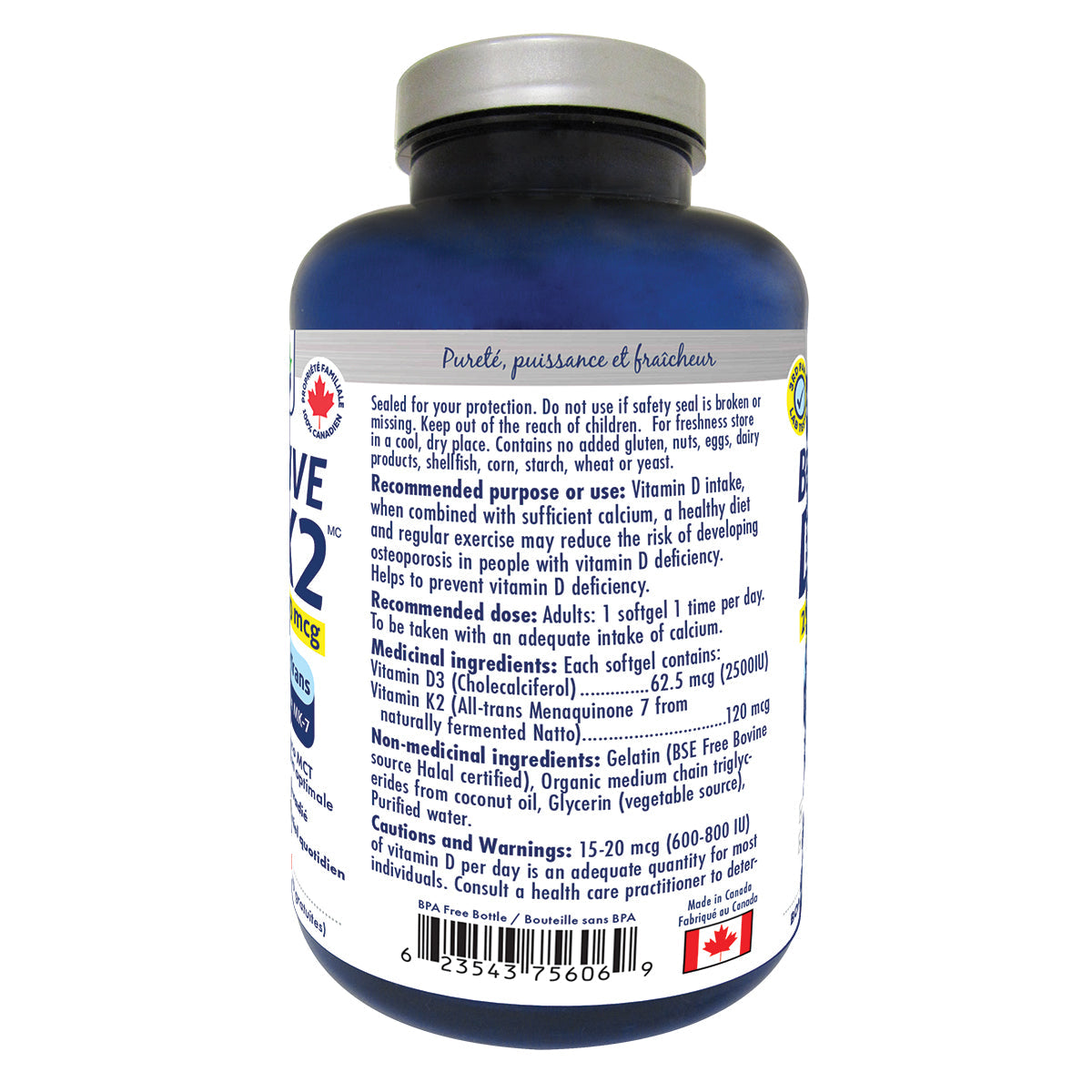 Naka Bioactive D3 2500IU + K2 120mcg