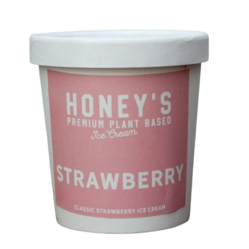 Premium Plant Based Strawberry Ice Cream