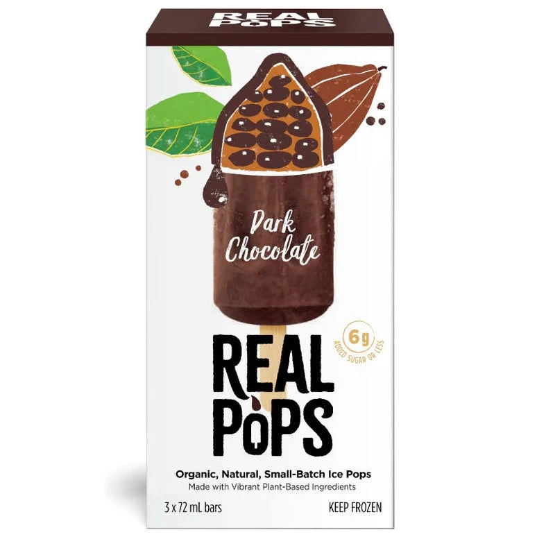 Organic Dark Chocolate Ice Pops