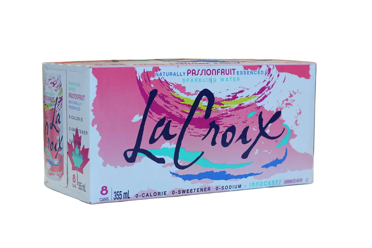 La Croix Passion Fruit Sparkling Water Case