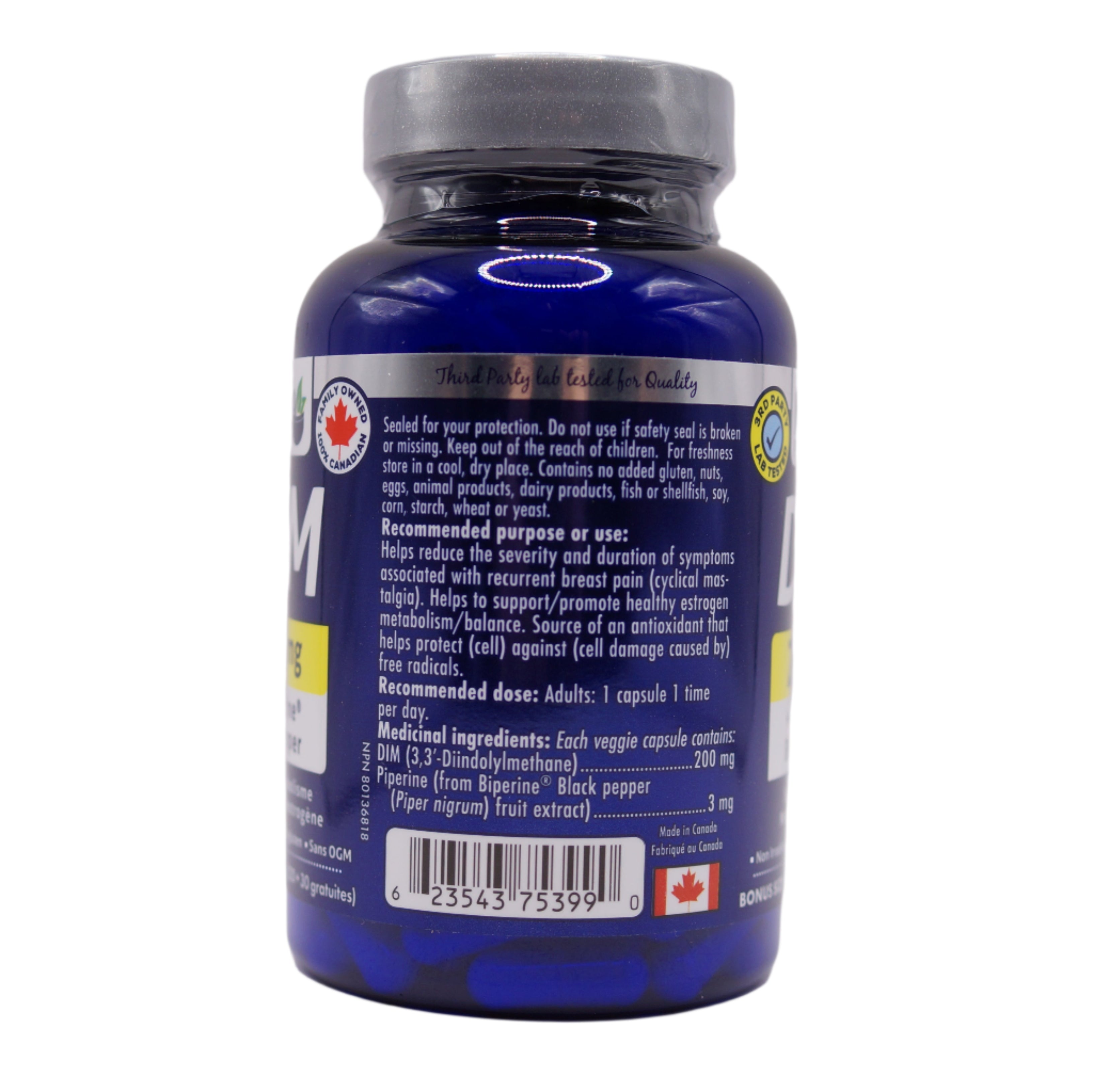 DIM - 200mg + Bioperine Black Pepper