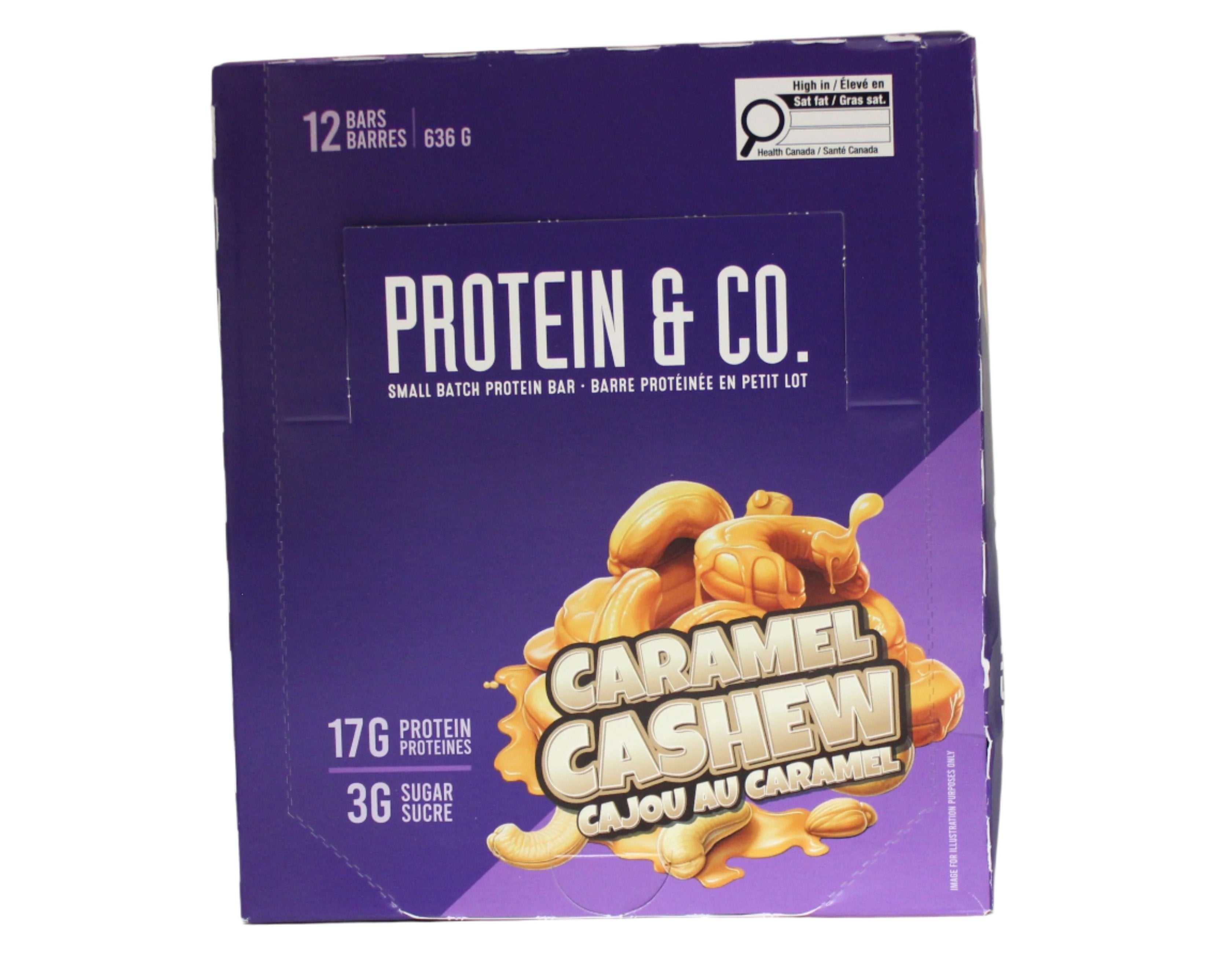 Nutraphase Caramel Cashew Protein & Co. Bar Case