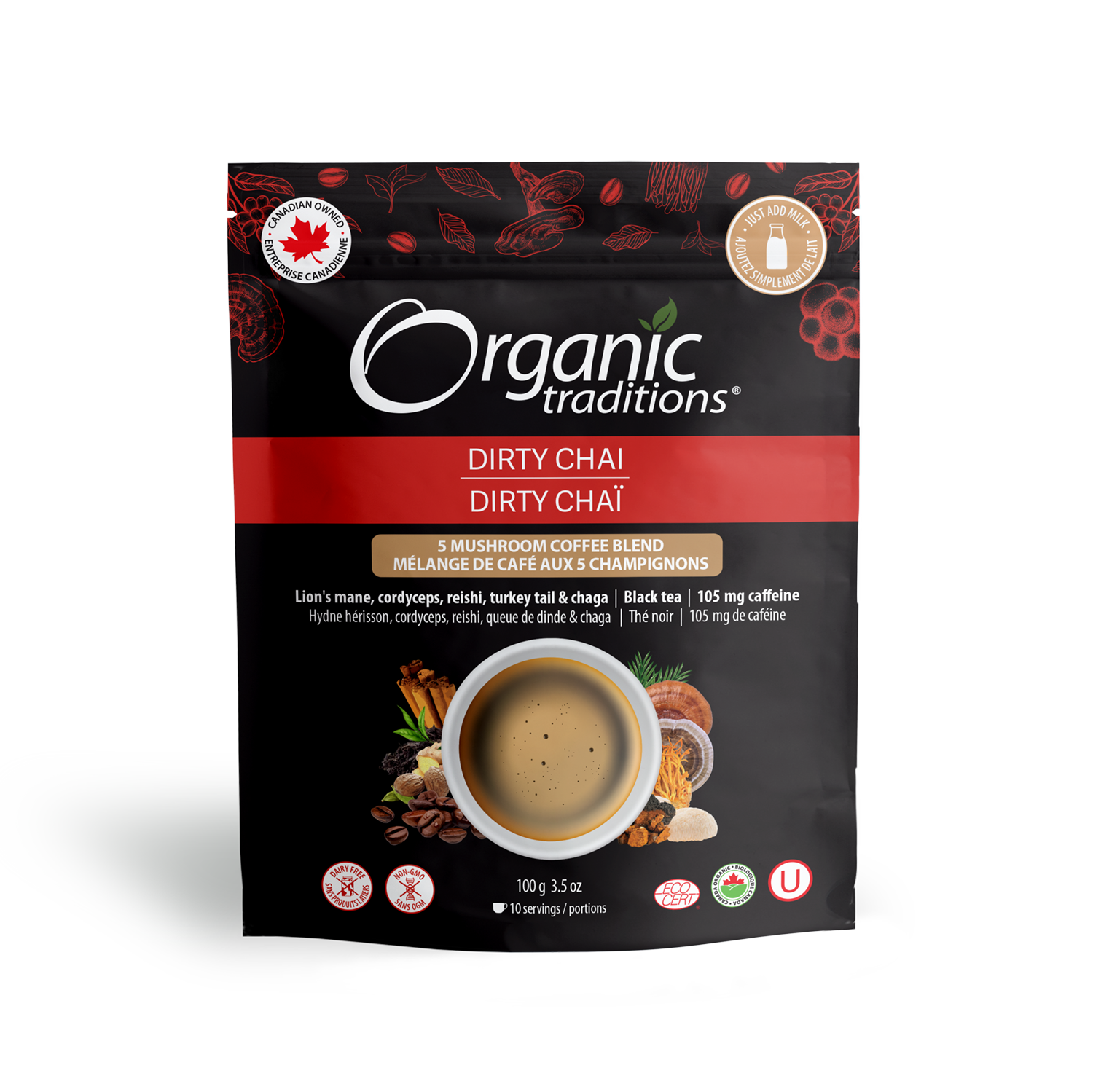 Dirty Chai Mushroom Coffee Blend