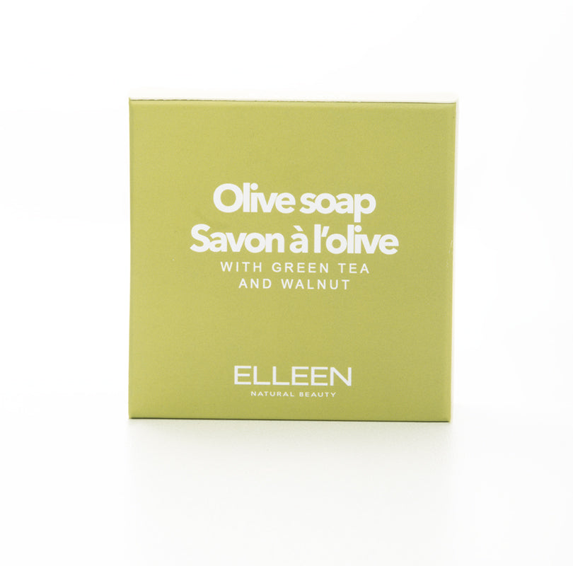 elleen Vegan Olive Soap with Green Tea and Walnut