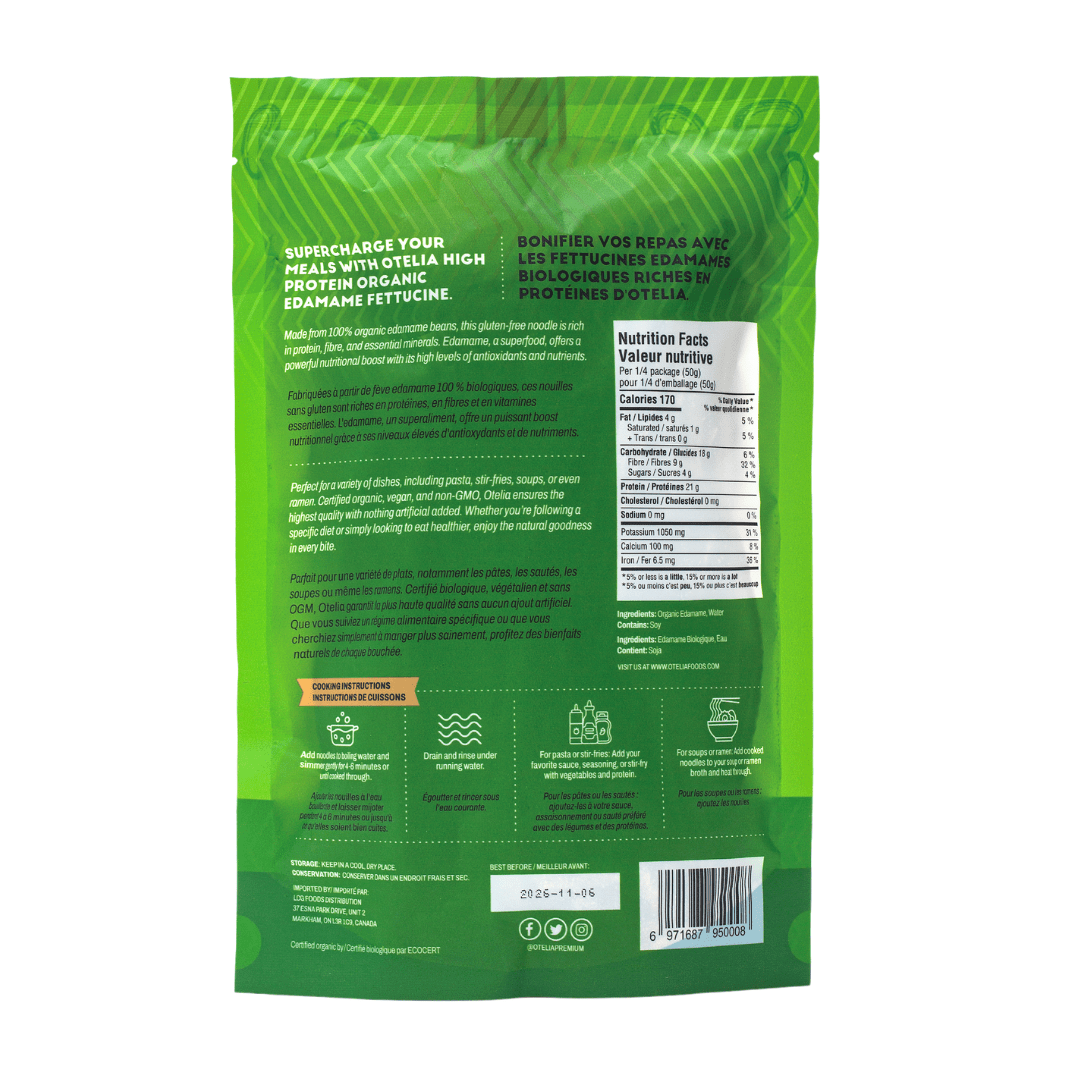 Otelia Organic Edamame Fettucine