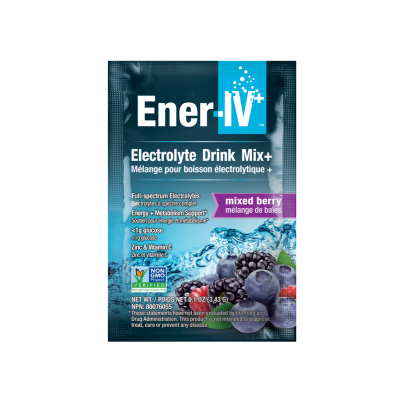 Ener-IV+ Electrolyte Mixed Berry Drink Mix