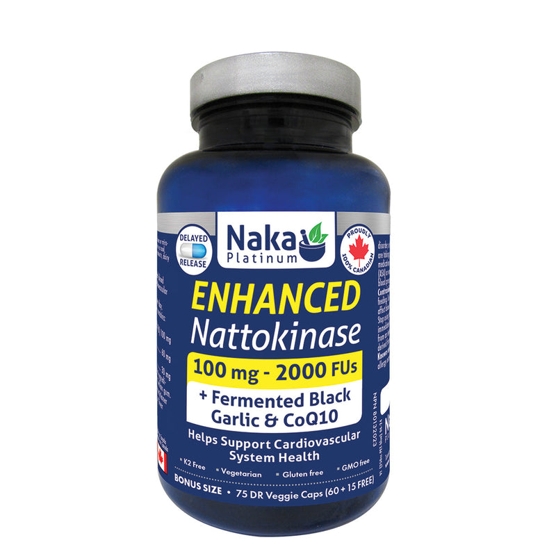 Enhanced Nattokinase with Fermented Black Garlic & CoQ10