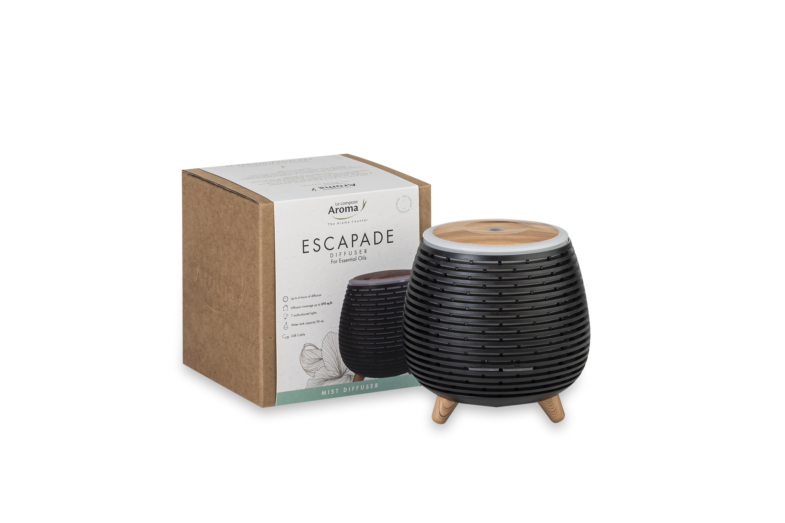 Escapade Ultrasonic Essential Oil Diffuser