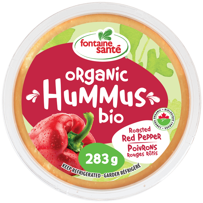 Organic Roasted Red Pepper Hummus