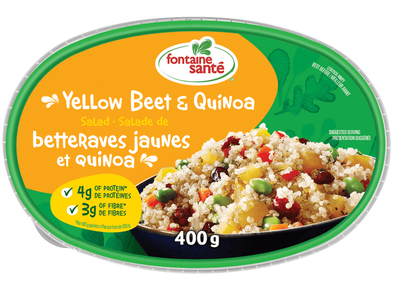 Yellow Beet & Quinoa Salad