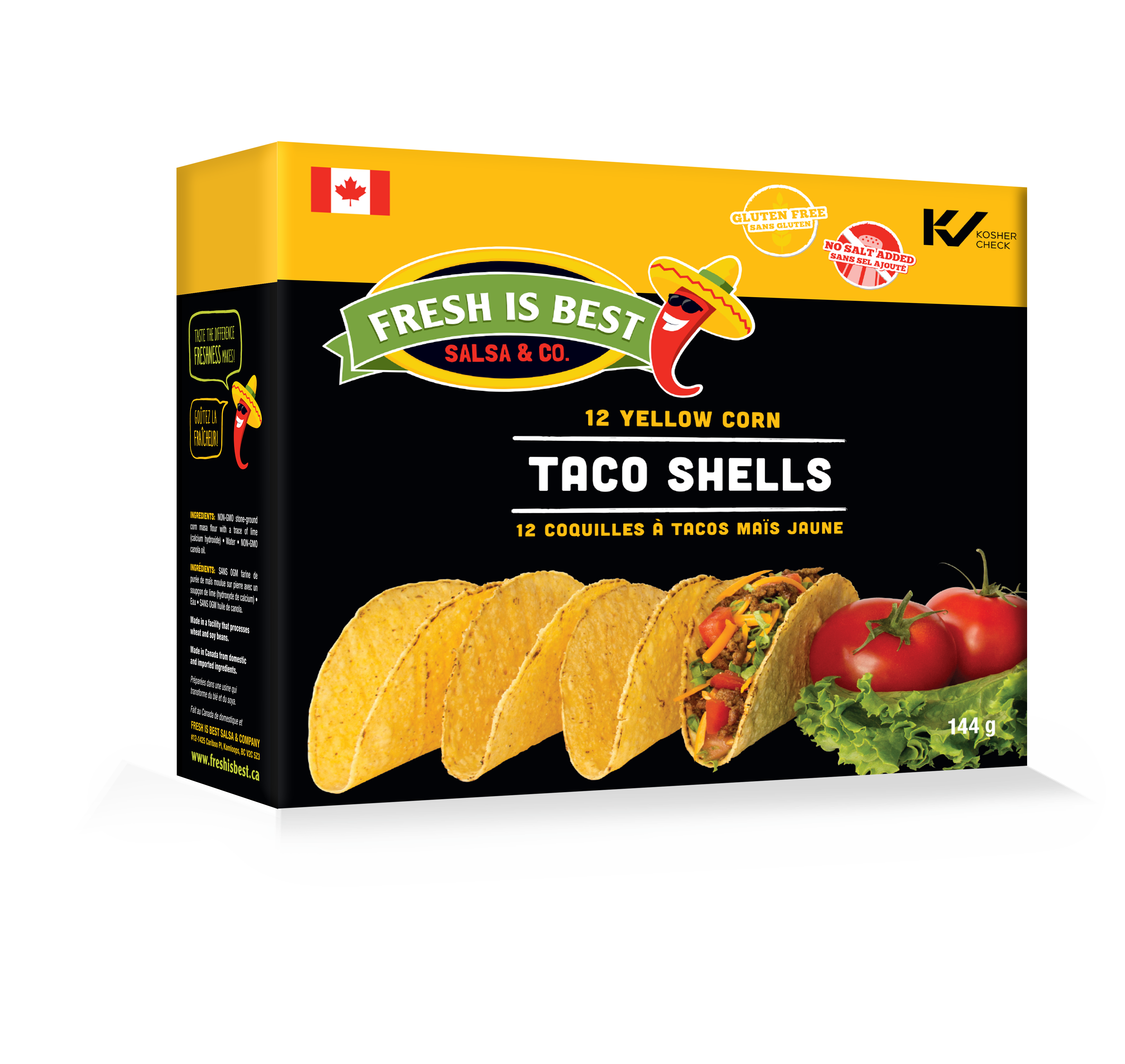 Yellow Corn Taco Shells