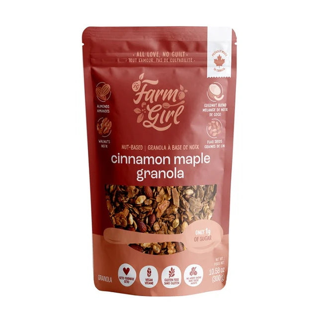 Cinnamon Maple Nut-Based Granola