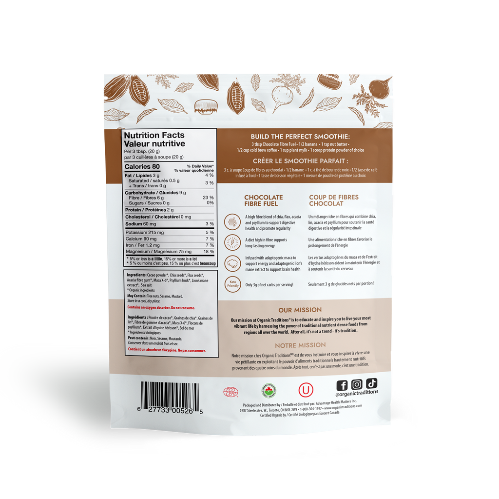 Chocolate Fibre Fuel Smoothie Boost