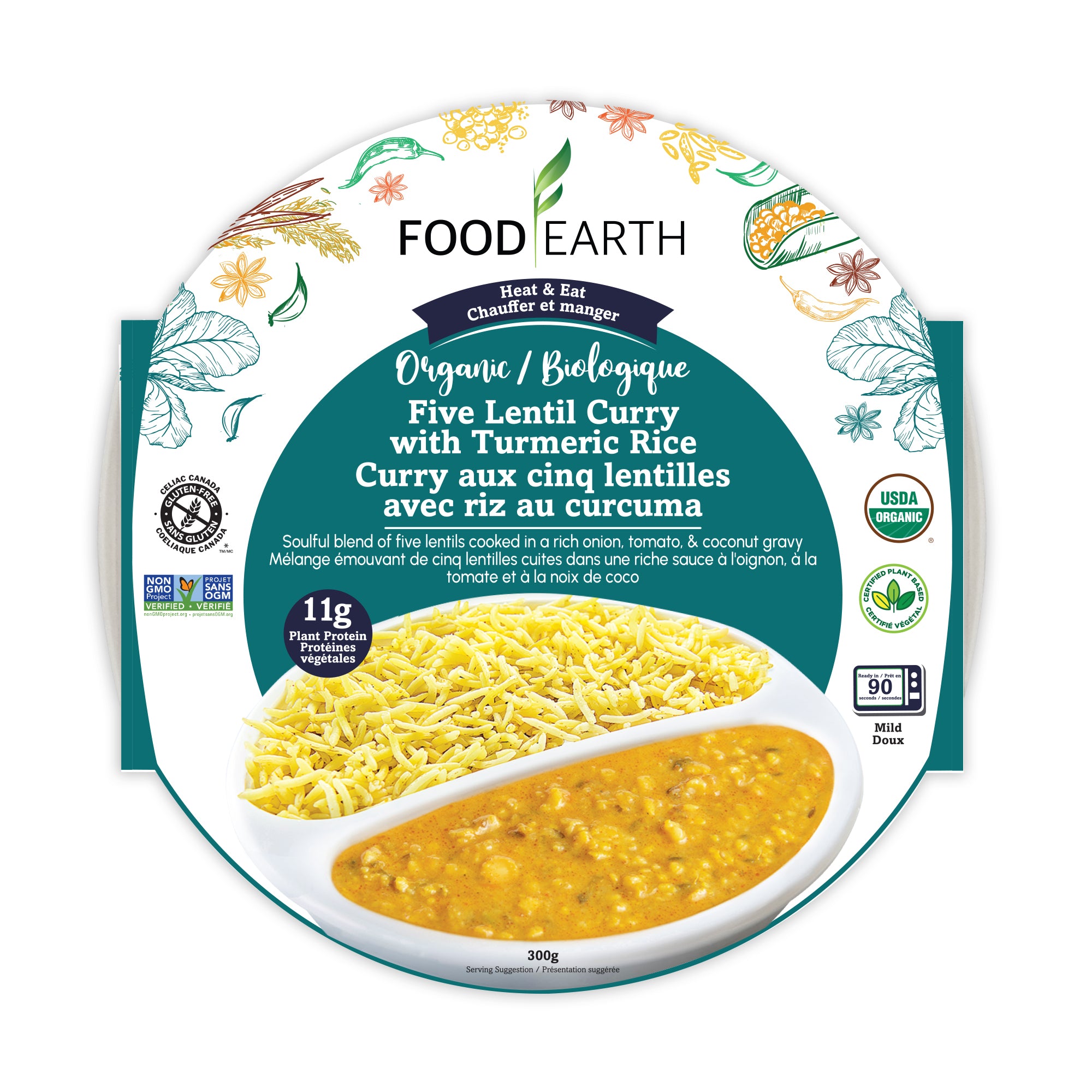 Food Earth Organic Five Lentil Curry