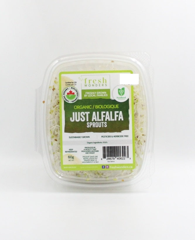 Fresh Wonders Organic Just Alfalfa Sprouts