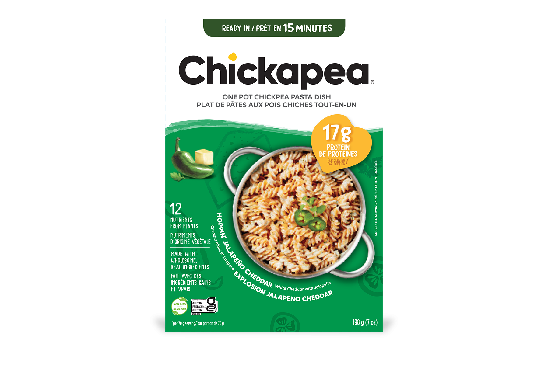 Hoppin' Jalapeno Cheddar Chickpea Pasta