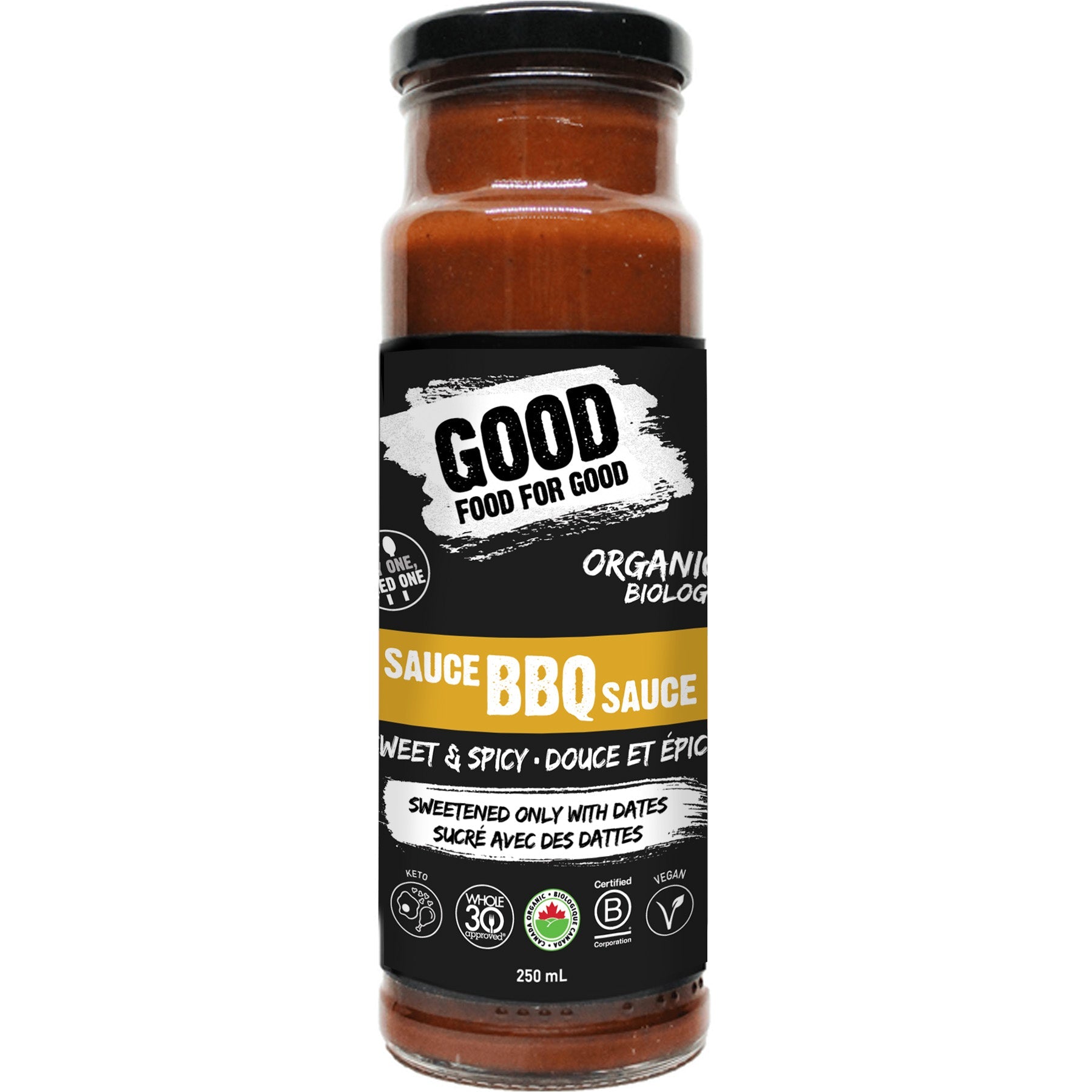 Good Food For Good Organic Sweet & Spicy Bbq Sauce