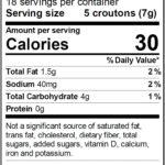 Olivia's Gluten Free Garlic Croutons