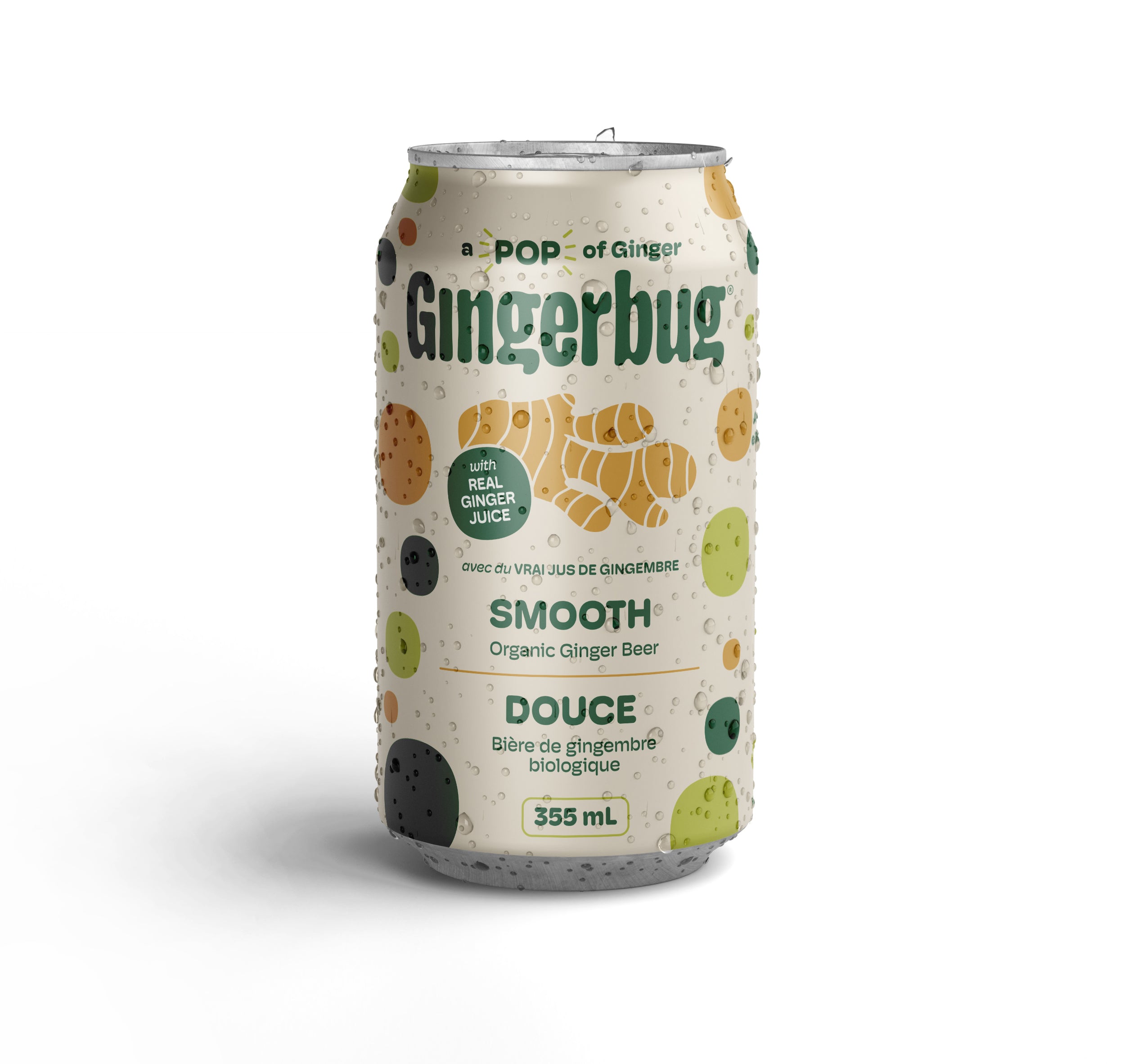 Smooth Prebiotic Organic Ginger beer