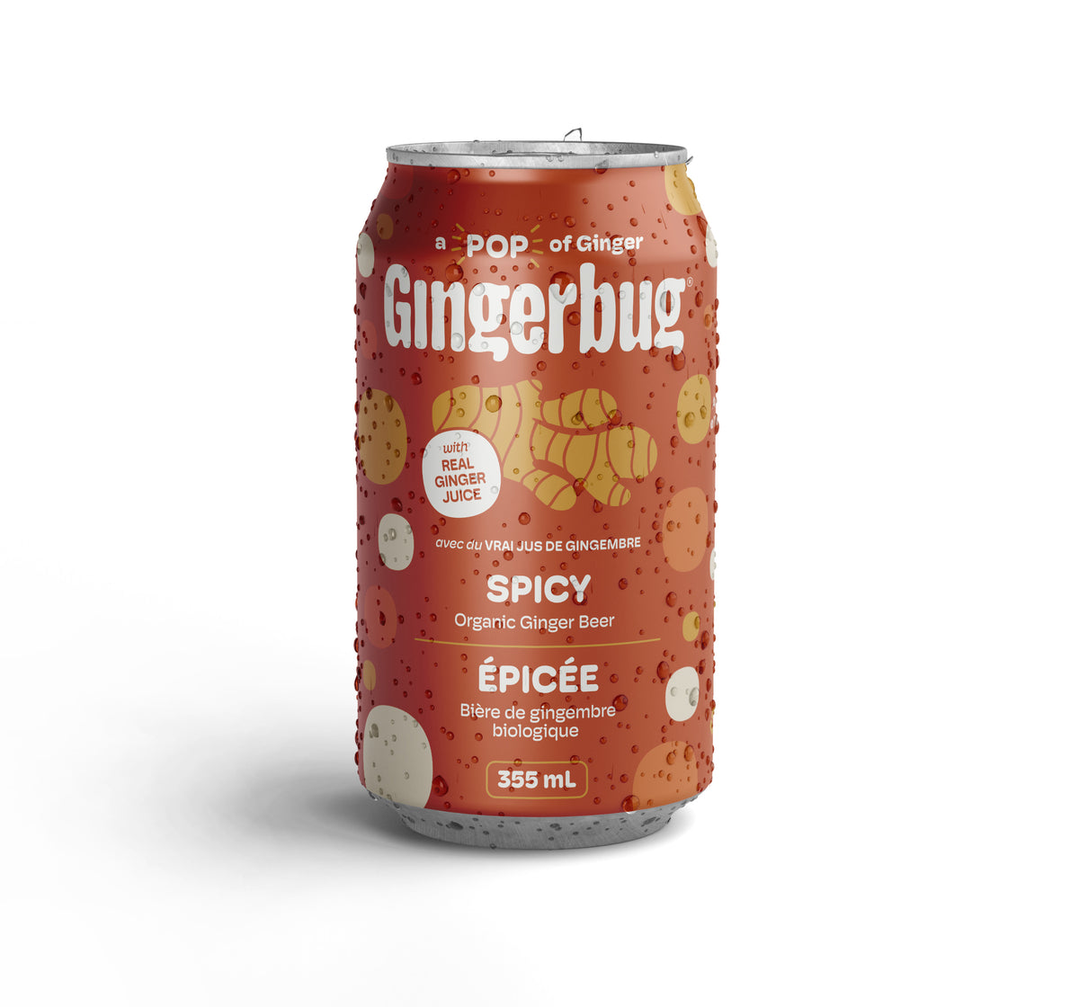 Spicy Prebiotic Organic Ginger Beer