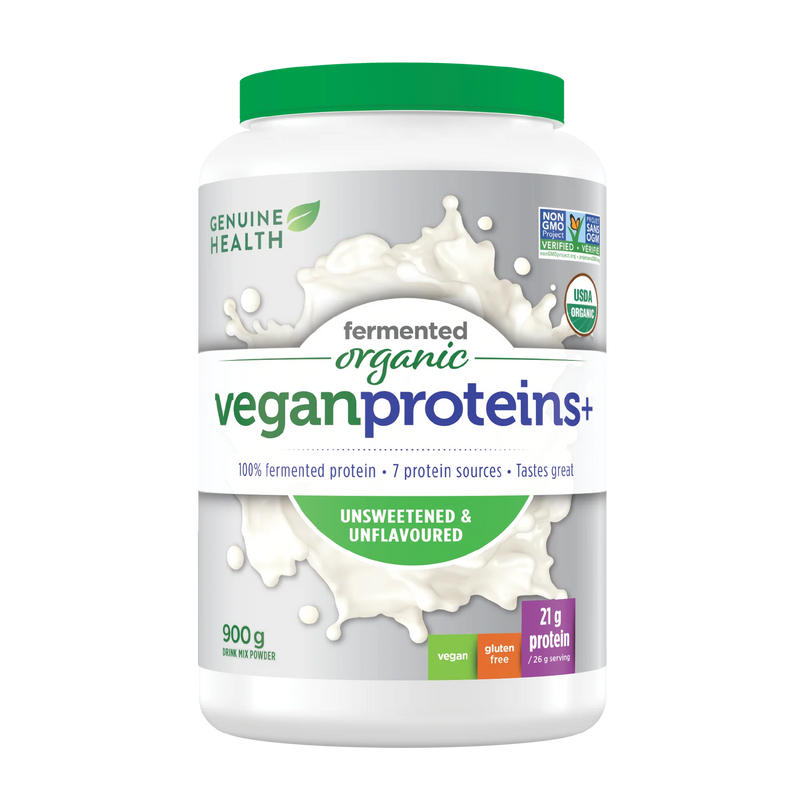 Organic Vegan Unsweetened & Unflavoured Fermented Proteins+
