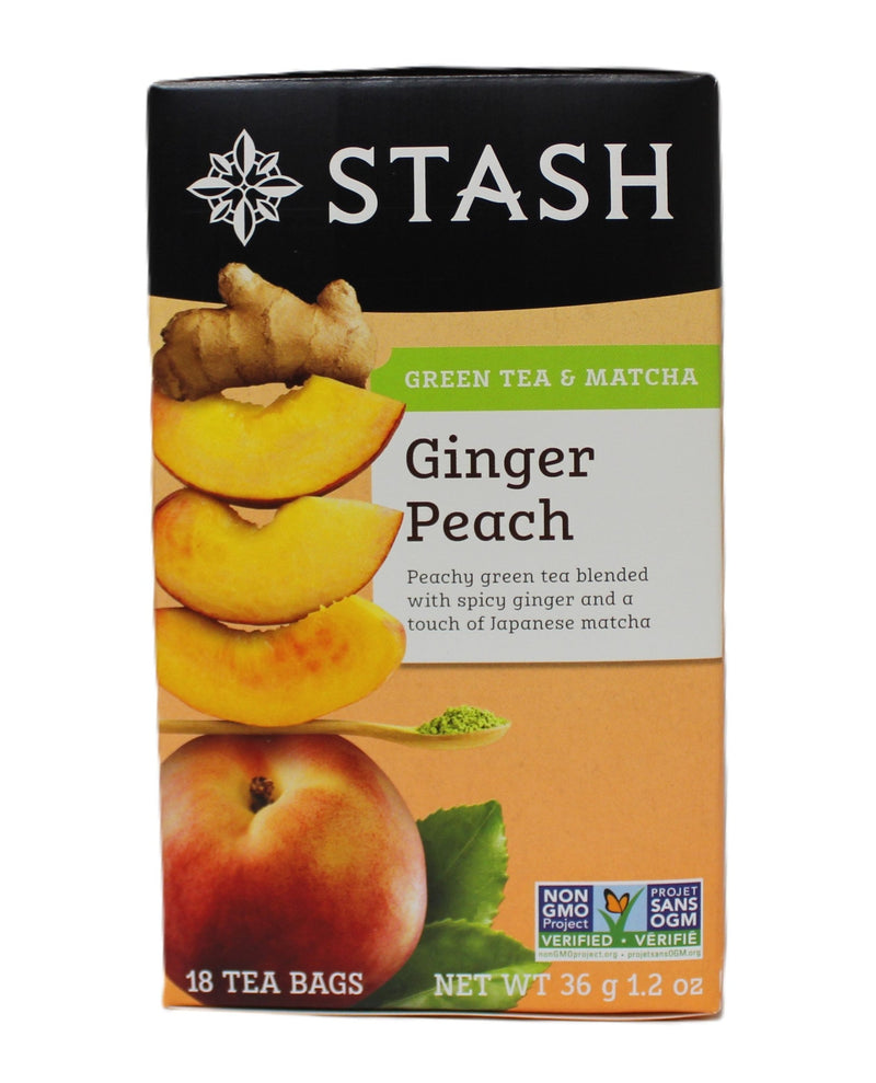 Ginger Peach Green Tea