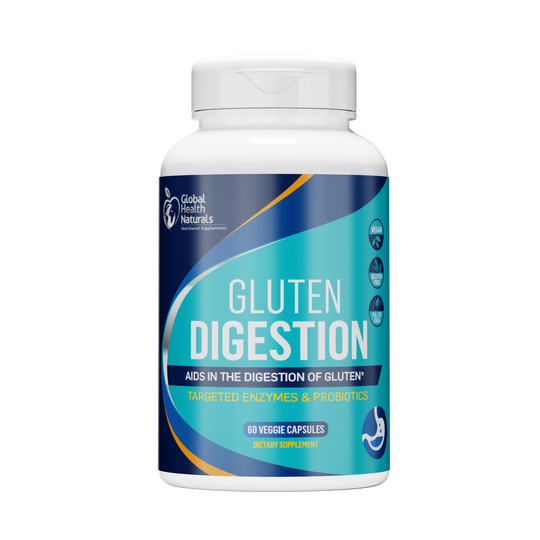 Global Health Naturals Gluten Digestion Vegan Enzymes