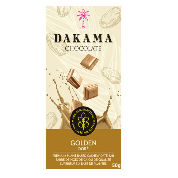 Plant-Based Golden Chocolate Bar