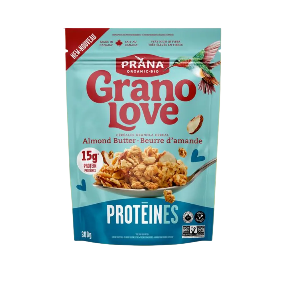 Prana Organic Almond Butter Protein Granolove Cereal