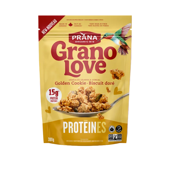 Prana Organic Golden Cookie Protein Granolove Cereal