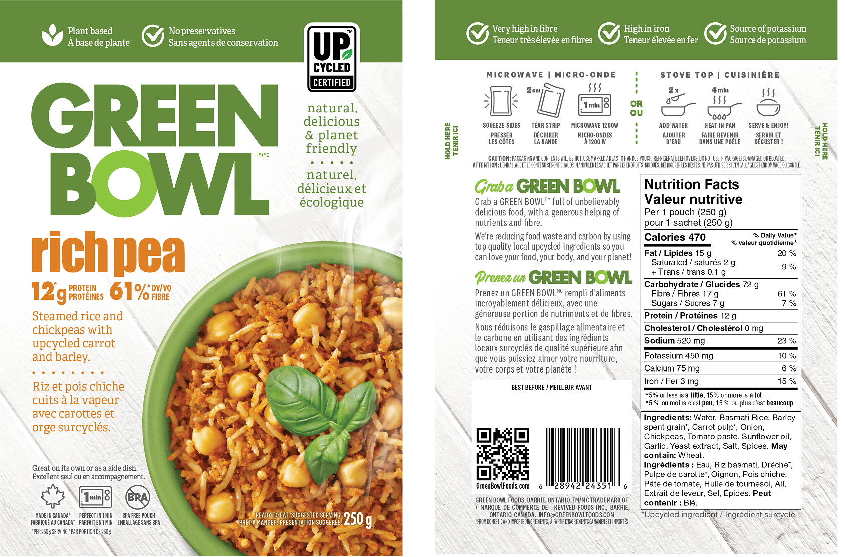 Green Bowl Rich Pea