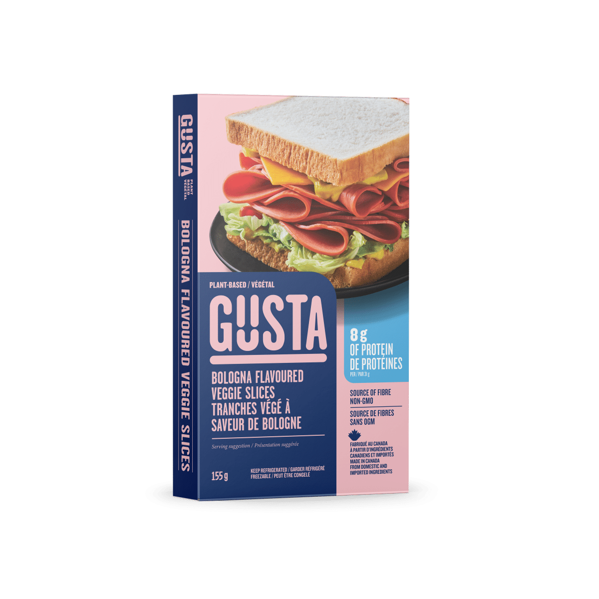 Gusta Bologna Flavoured Veggie Slices