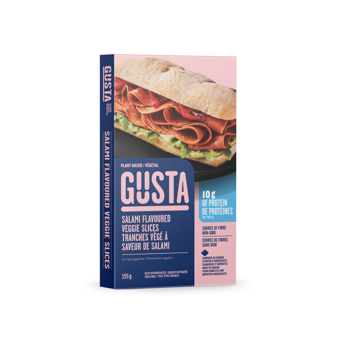 Gusta Salami Flavoured Veggie Slices