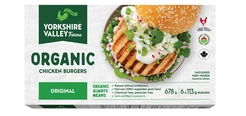 Organic Original Chicken Burgers