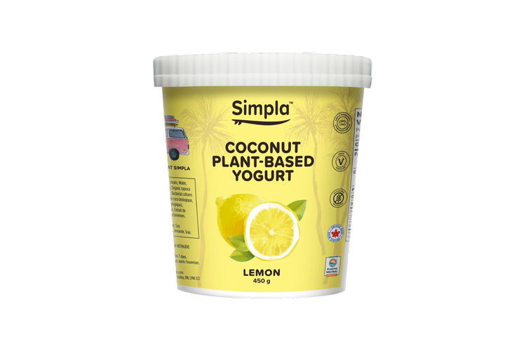 Vegan Lemon Coconut Yogurt