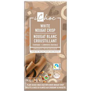 Organic White Nougat Crisp Snack Bar