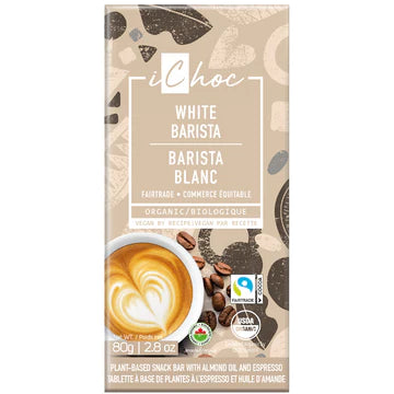 Organic White Barista Art Snack Bar