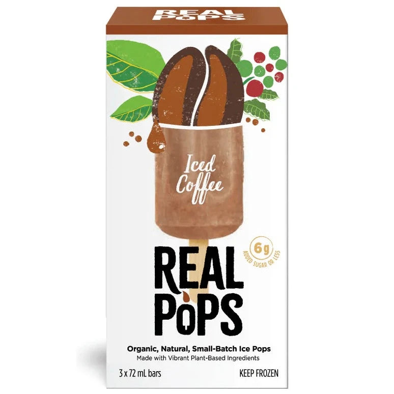 Organic Iced Coffee Ice Pops