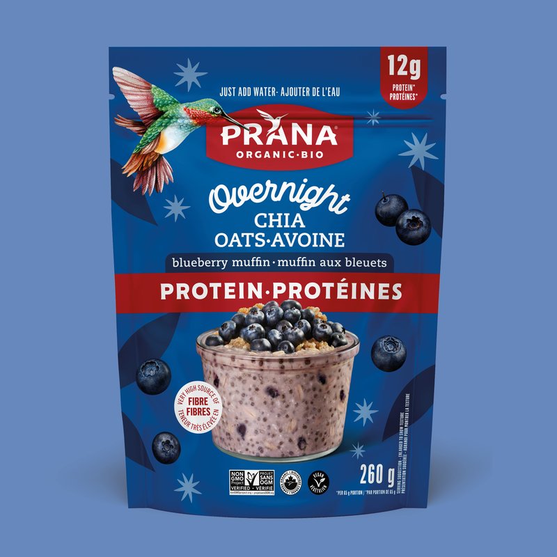 Organic Blueberry Muffin Protein Overnight Chia & Oats