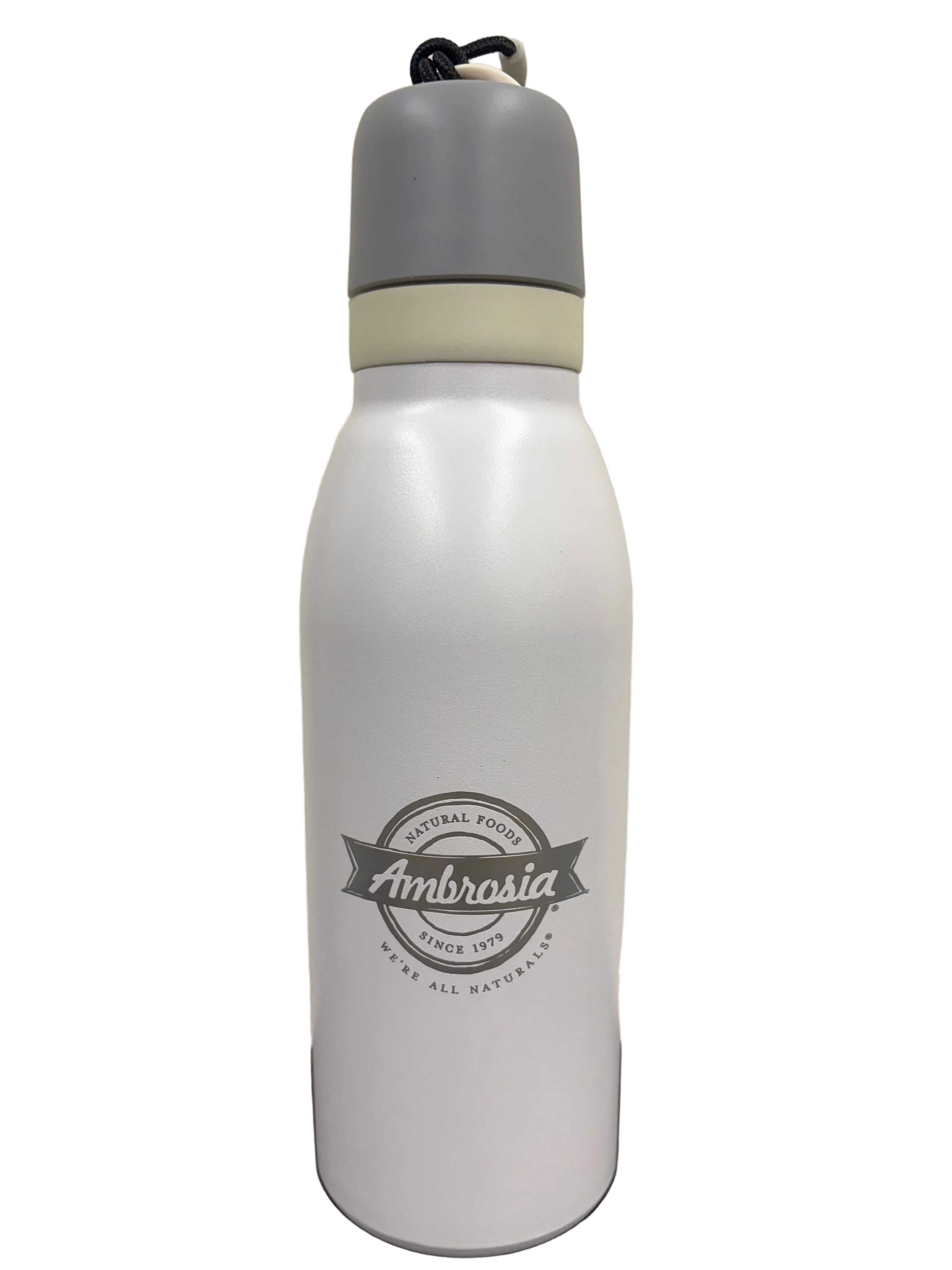 Ambrosia Grey Stainless Steel Bullet Bottle