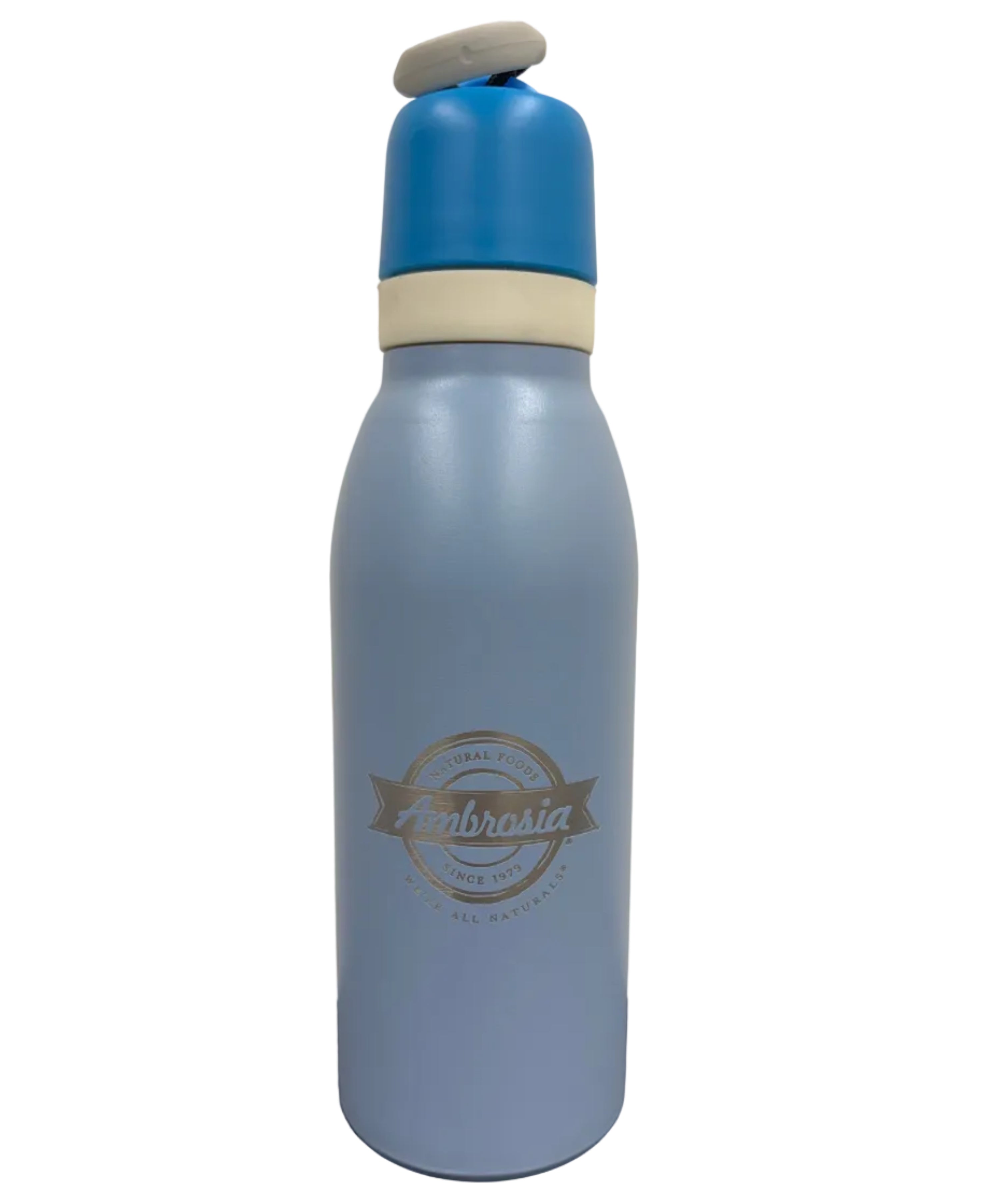 Ambrosia Blue Stainless Steel Bullet Bottle