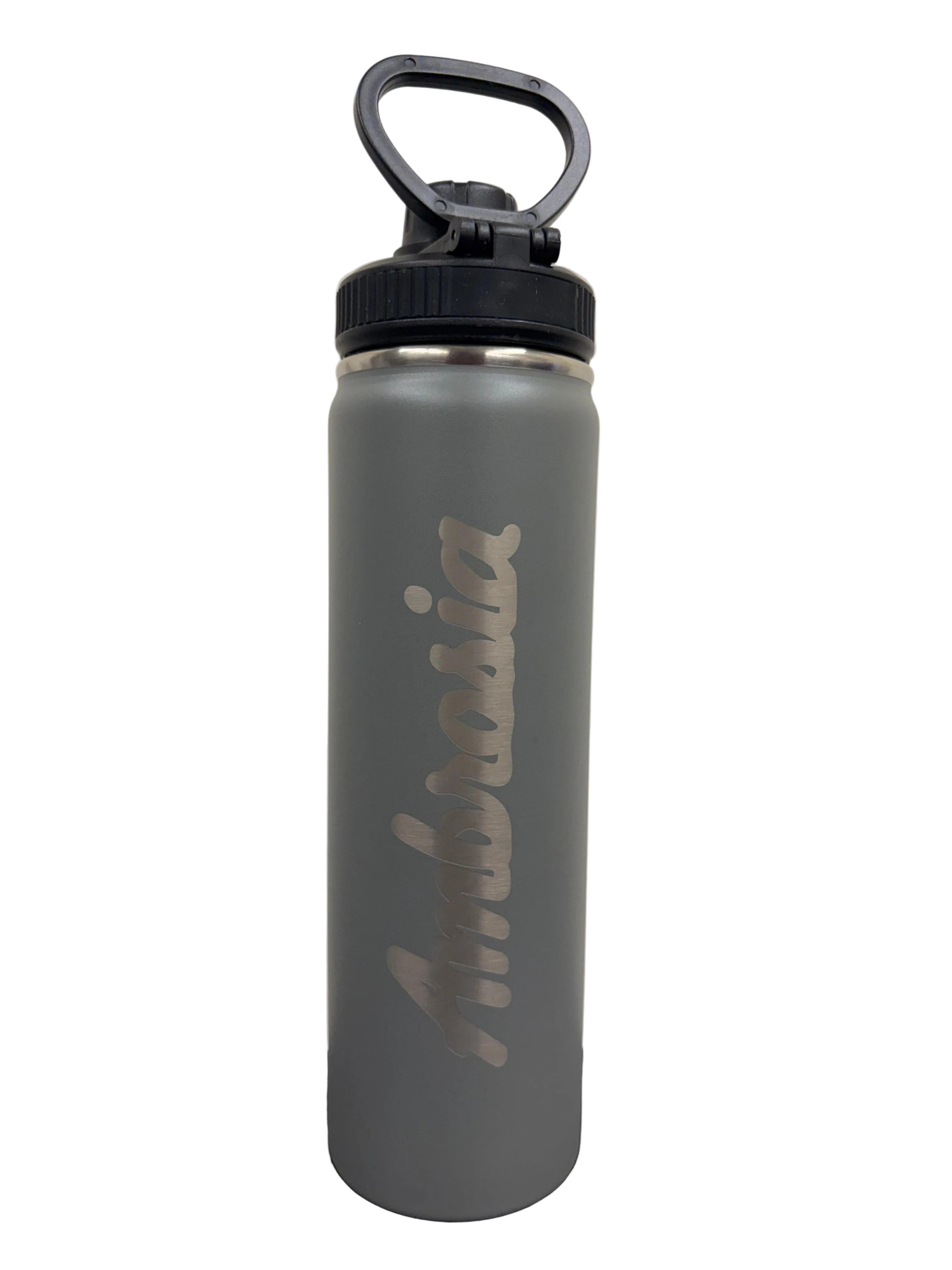 Ambrosia Grey Stainless Steel Water Bottle