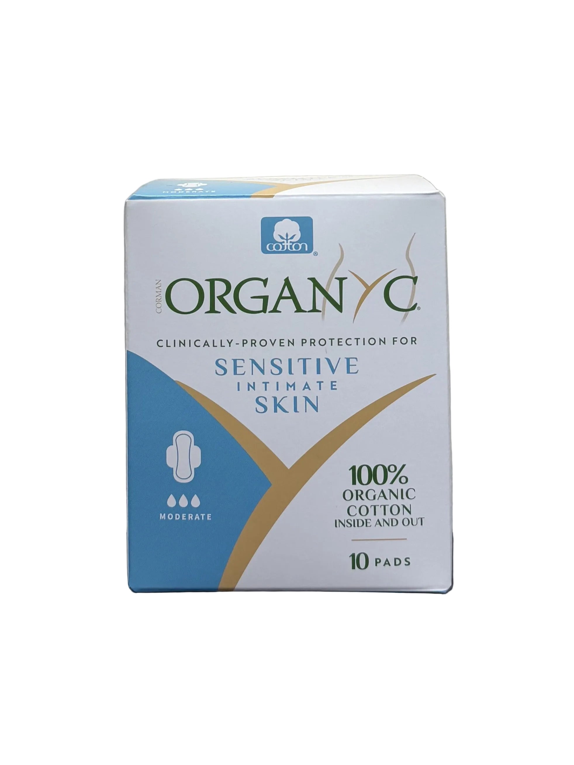Organyc Organic Sensitive Skin Moderate Flow Pads
