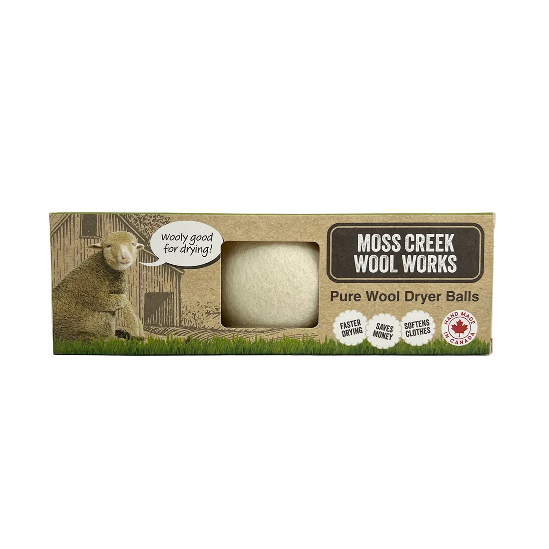 Moss Creek Pure Wool Dryer Balls