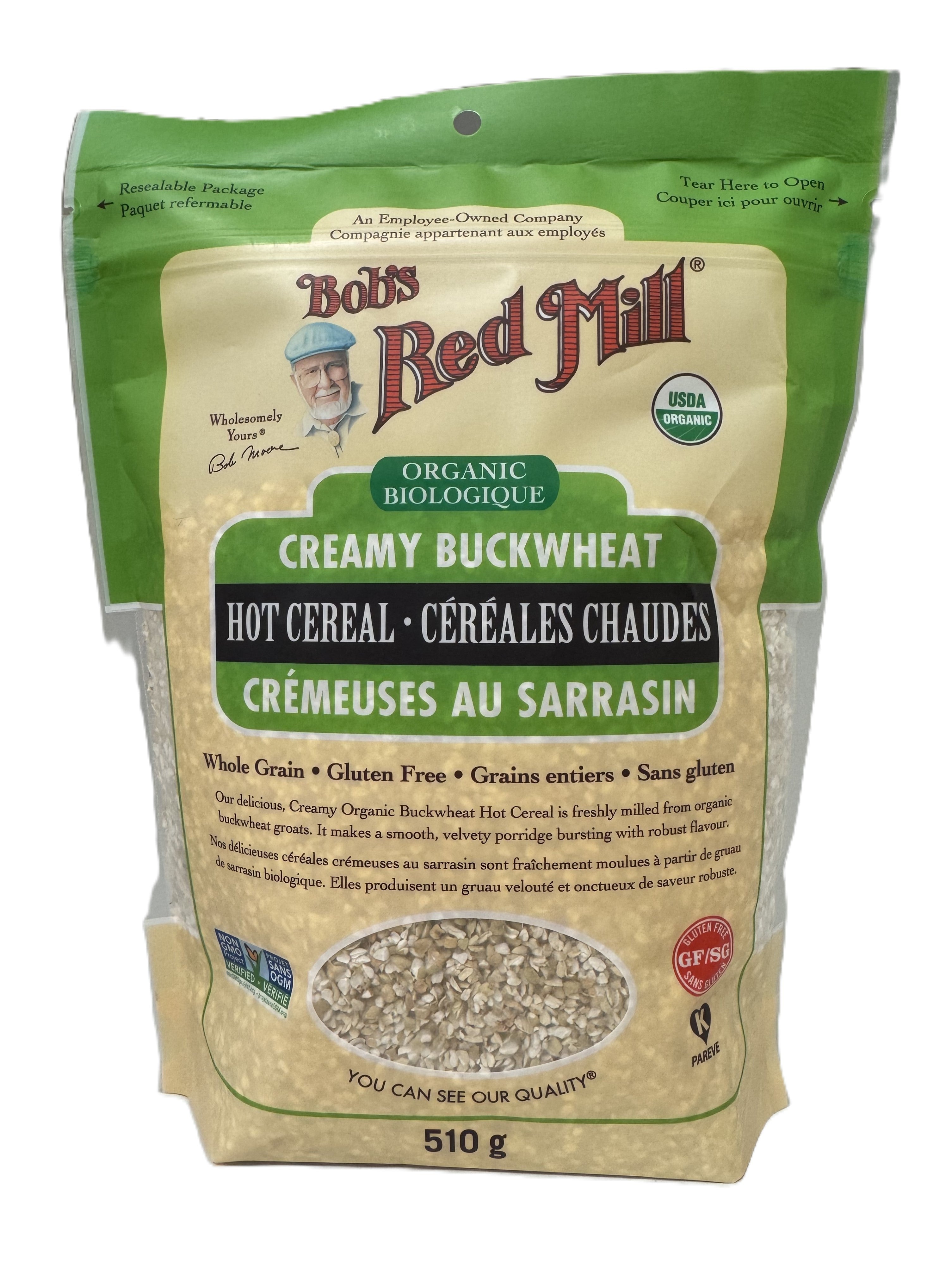 Organic Creamy Buckwheat Hot Cereal