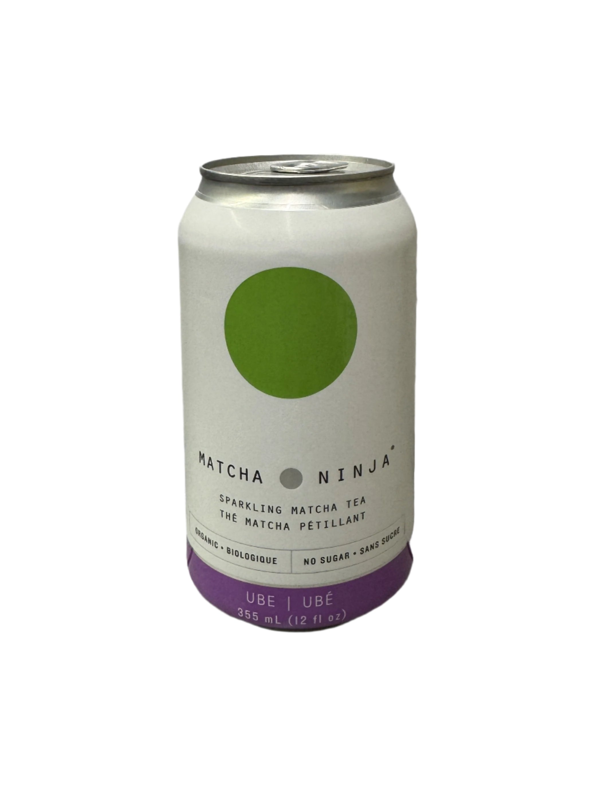 Organic Ube Sparkling Matcha Tea