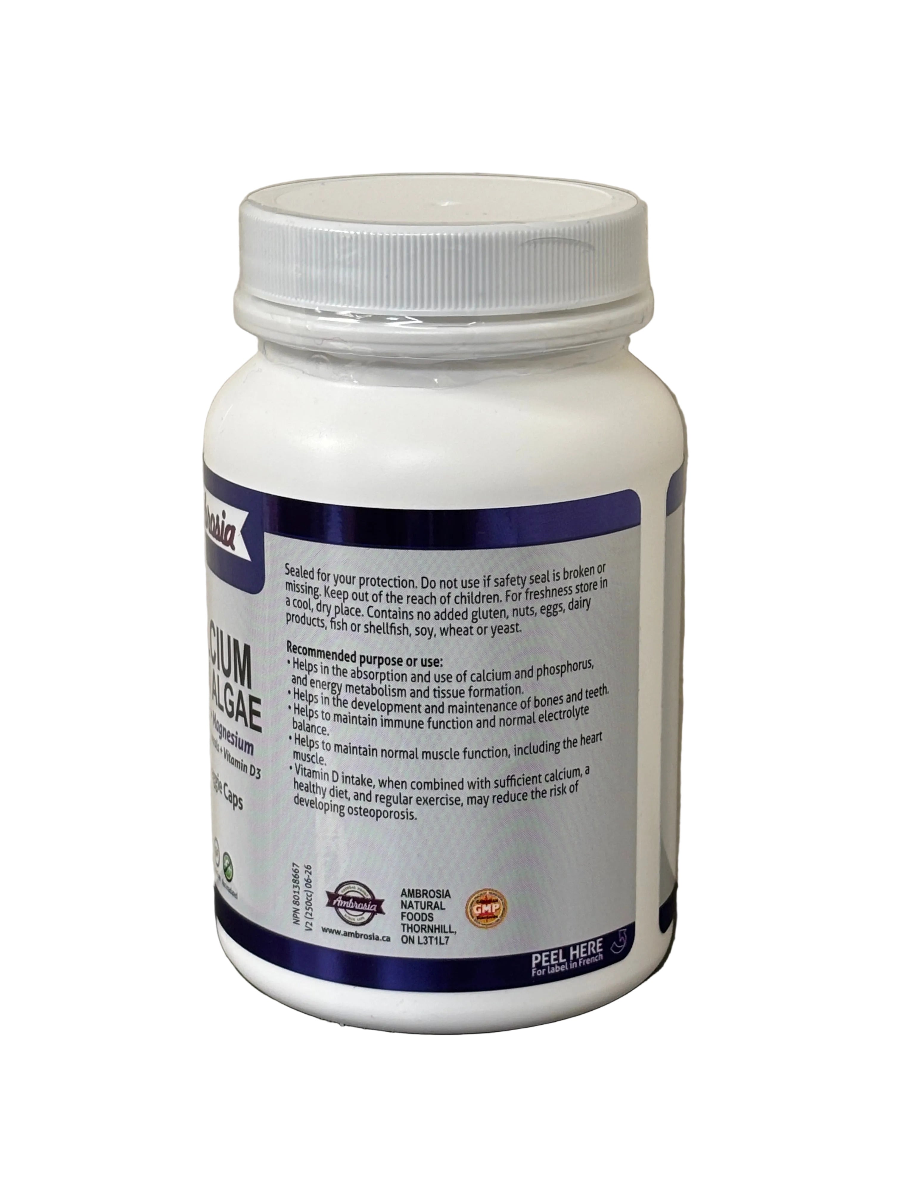 Ambrosia Calcium from Algae