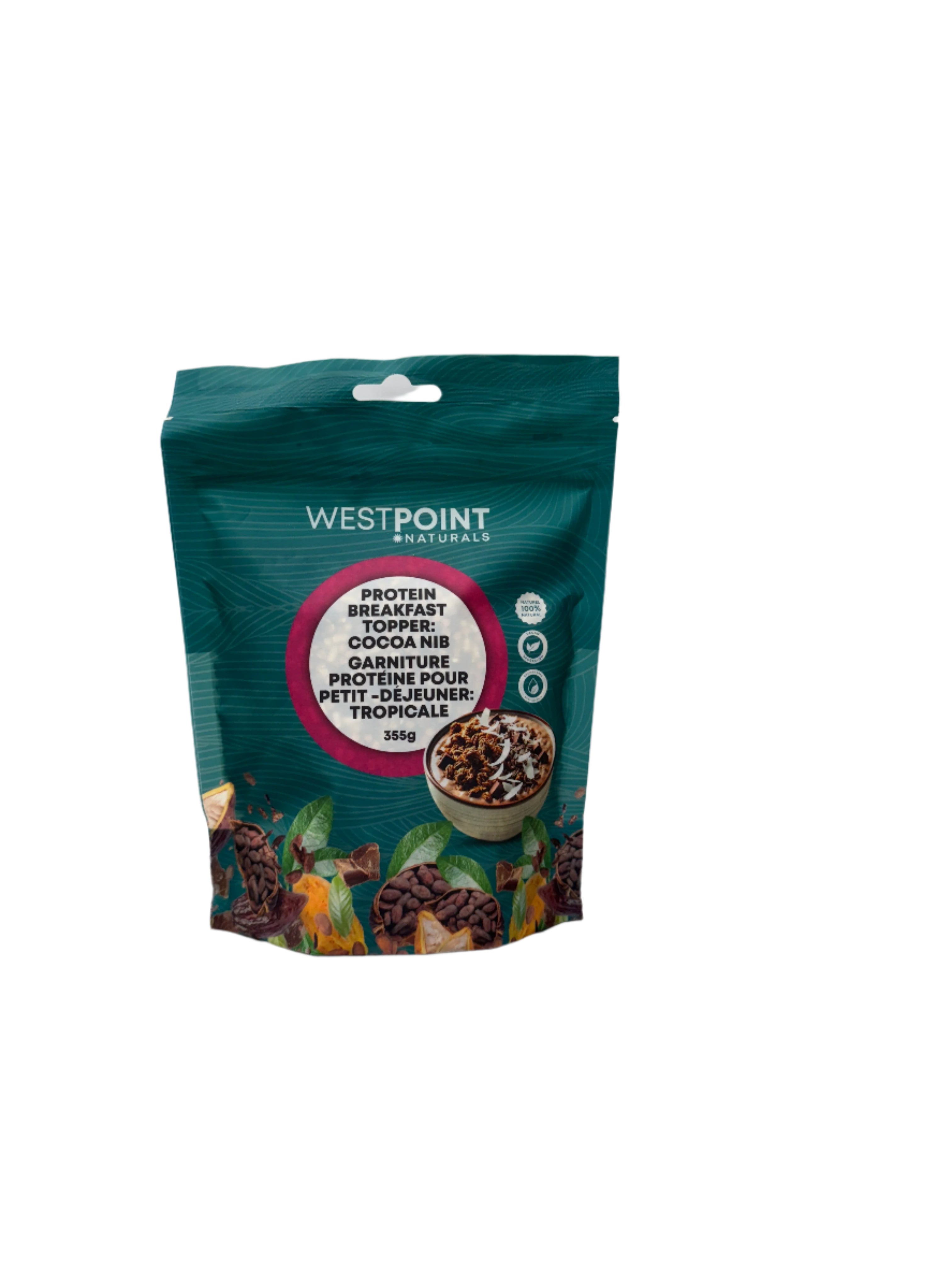 Westpoint Naturals Protein Breakfast Topper: Cocoa Nib