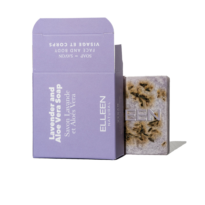 Elleen Vegan Lavender and Aloe Vera Soap